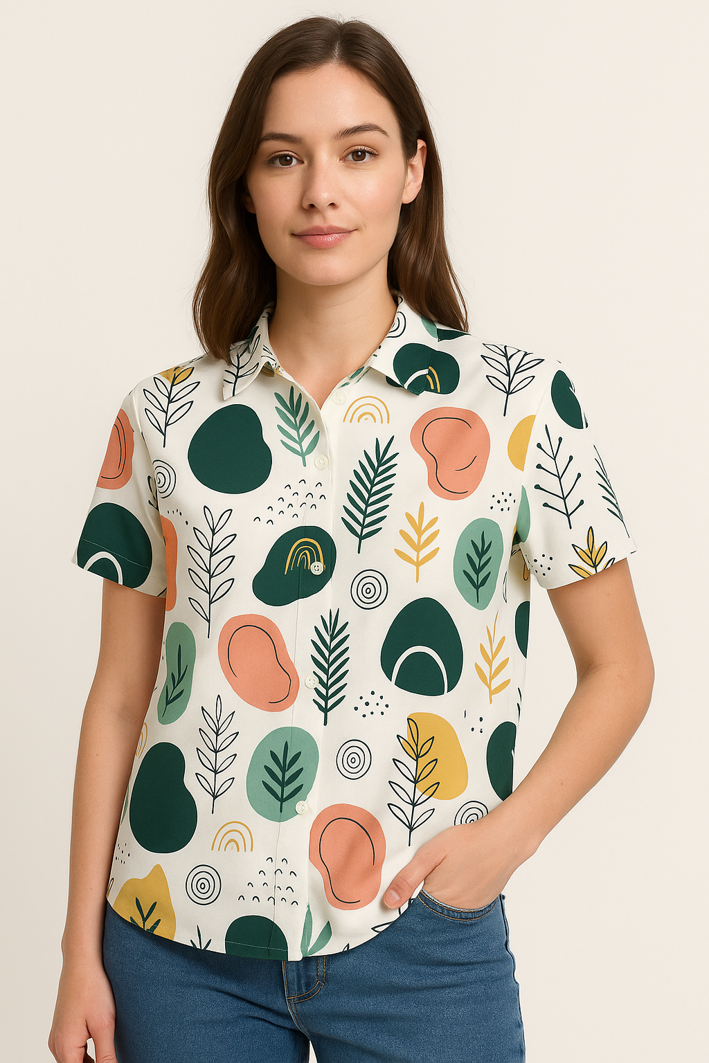 Abstract Botanical Harmony