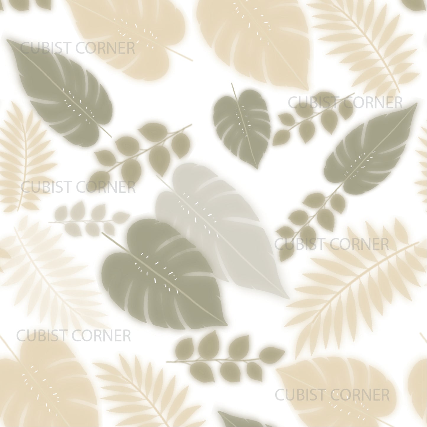 Leaf Silhouette Haze