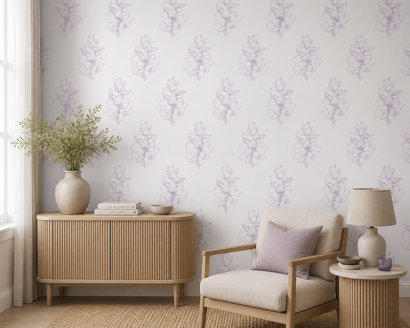 Magnolia - Hand Rendered