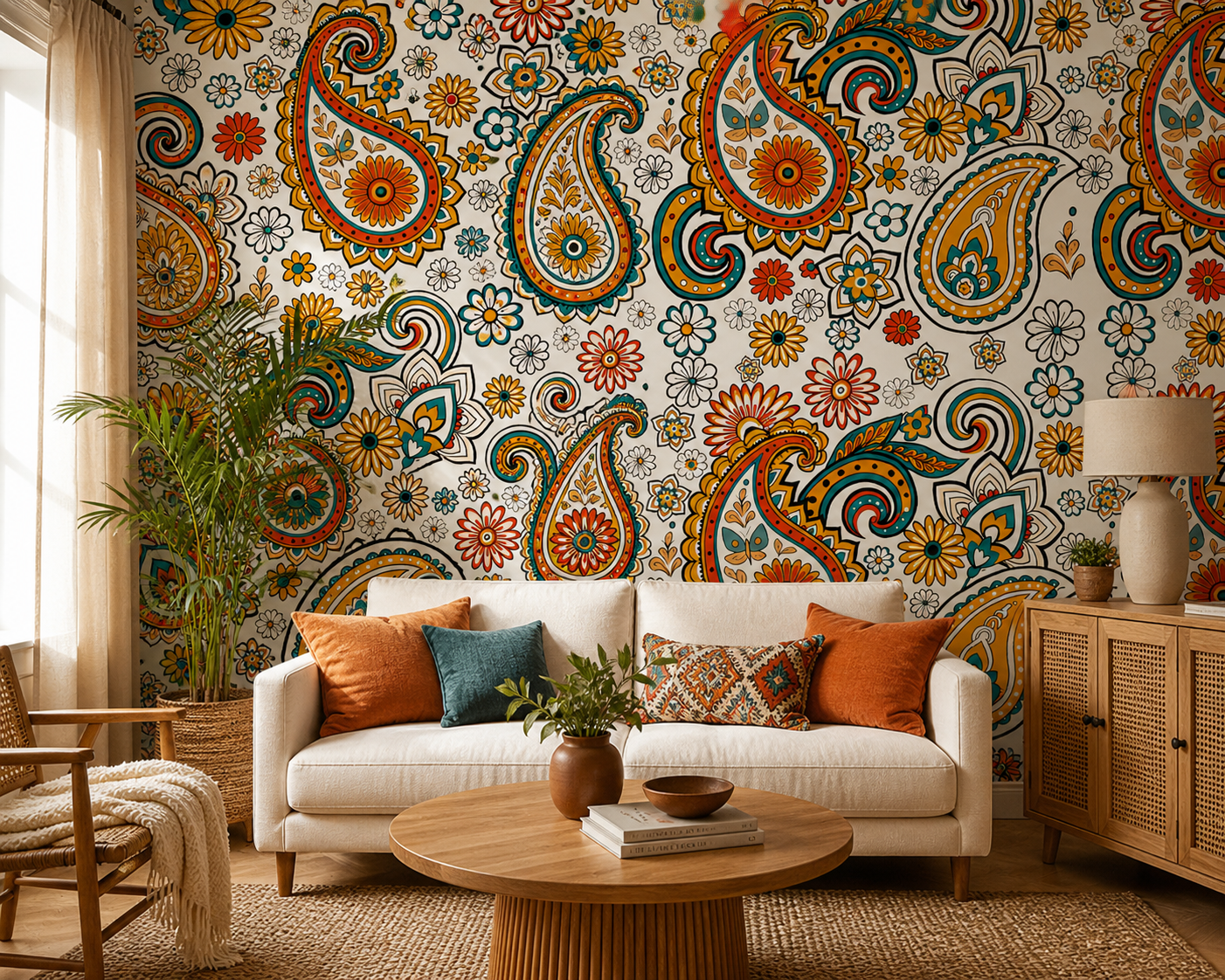 Vibrant Paisley