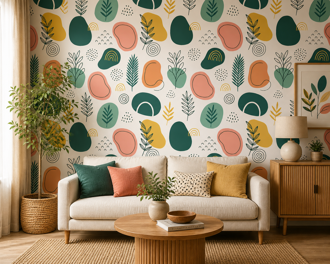 Abstract Botanical Harmony