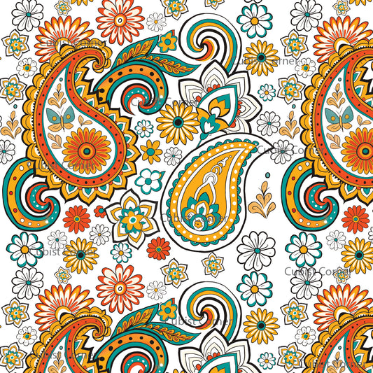 Vibrant Paisley